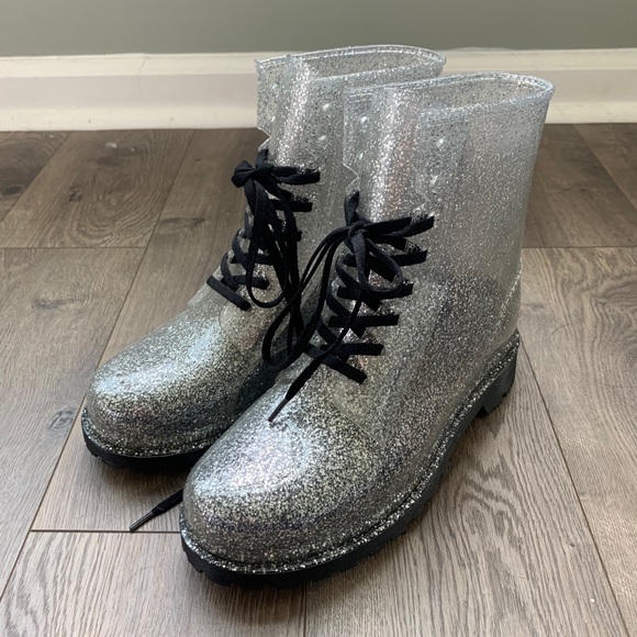 Urban Outfitters Shoes - Urban Outfitters Clear Rain Boots Sz 9 / 9.5